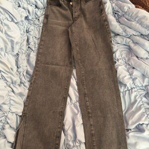 PacSun Charcoal Button-Fly Jeans